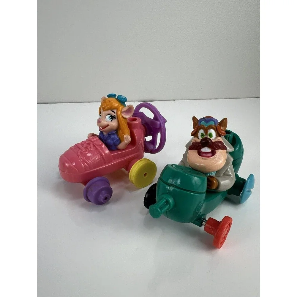 2 Pc 1989 McDonalds Happy Meal Toy Disney’s Rescue Rangers Gadget’s Rescue Racer